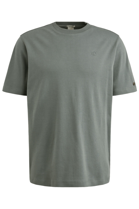 Cast Iron short sleeve r-neck regular fit in